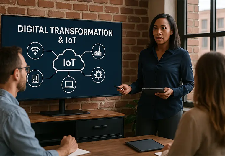 IOT و DT دیجیتال ترنسفورمیشن